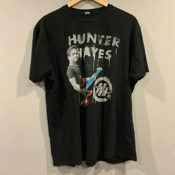 Hunter Hayes Tattoo Your Name Tour Concert T-Shirt - Picture 1 of 6